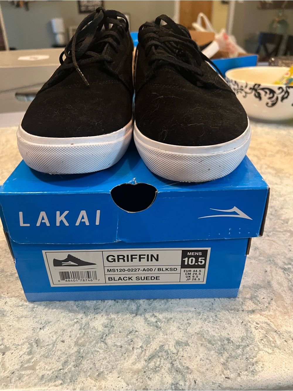 Griffin Black Suede Men's Sneaker
